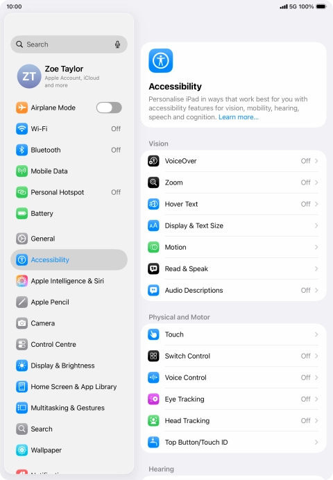 Press the required category below 