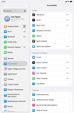 Press the required category below 