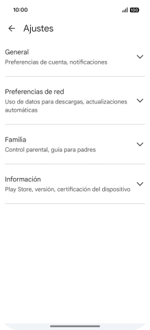 Pulsa Preferencias de red.