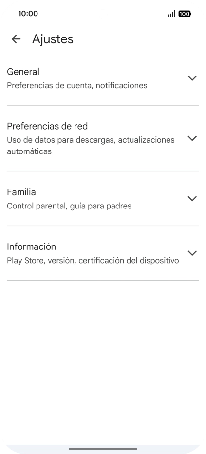 Pulsa Preferencias de red.