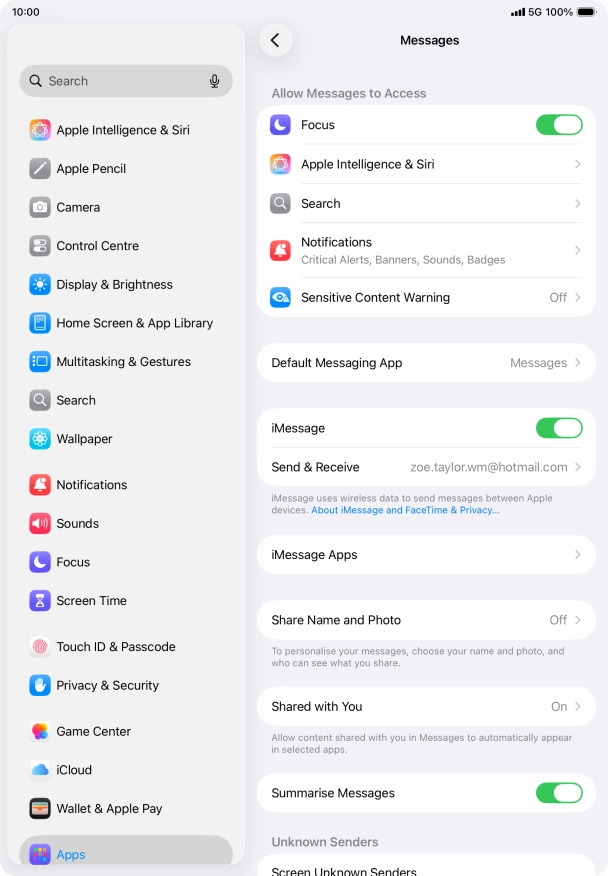 Slide your finger upwards starting from the bottom of the screen to return to the home screen.