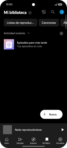 Pulsa la lista desplegable.