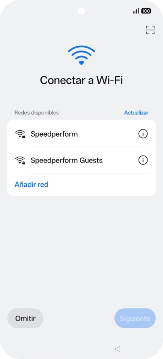 Pulsa la red wifi deseada.