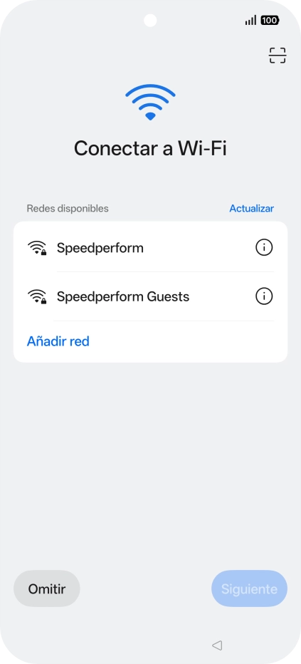 Pulsa la red wifi deseada.