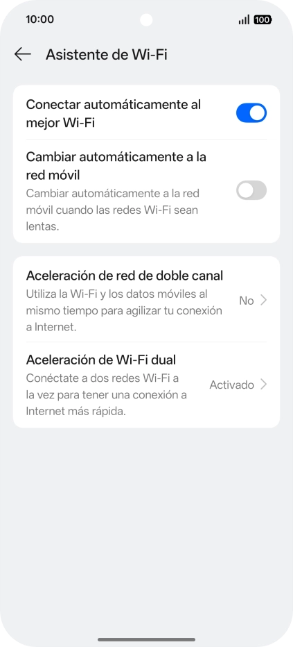Pulsa el indicador junto a 