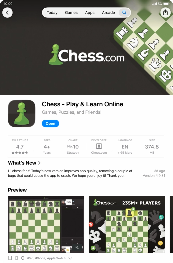 Slide your finger upwards starting from the bottom of the screen to return to the home screen.