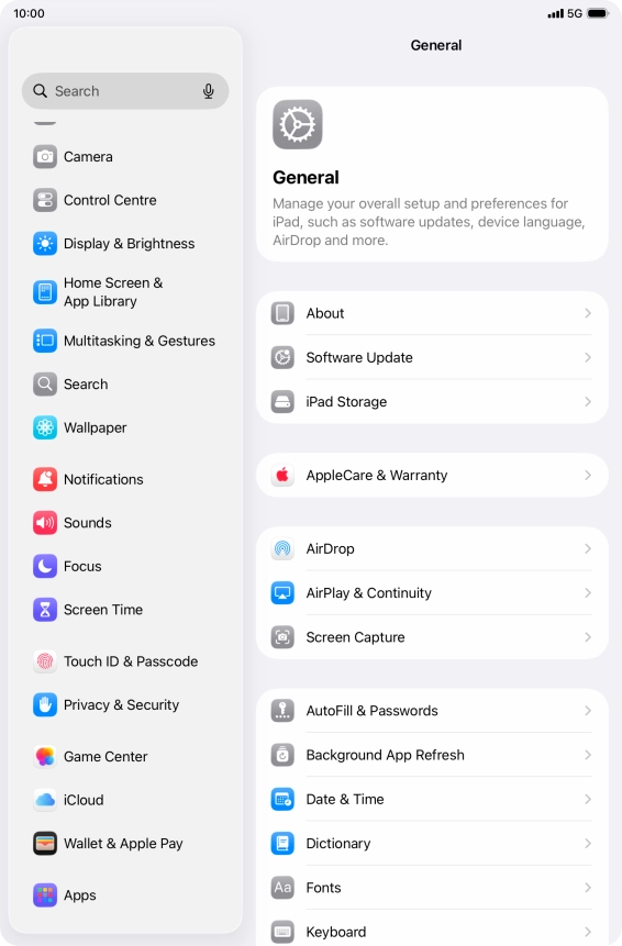 Press Display & Brightness.