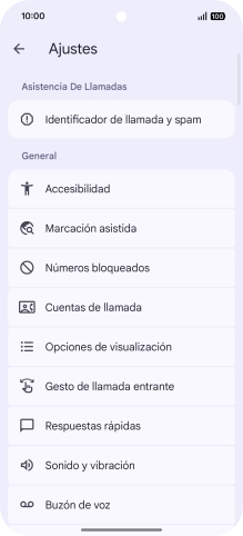 Pulsa Cuentas de llamada.