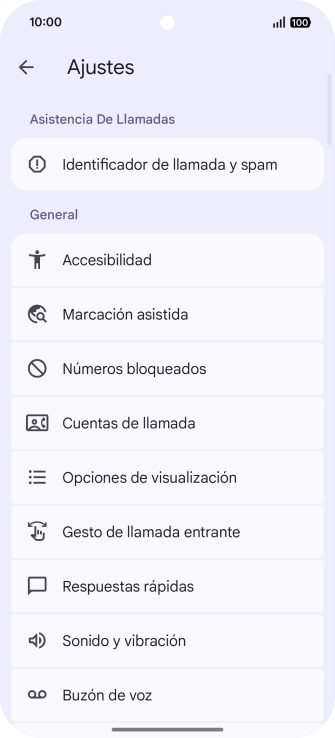 Pulsa Cuentas de llamada.