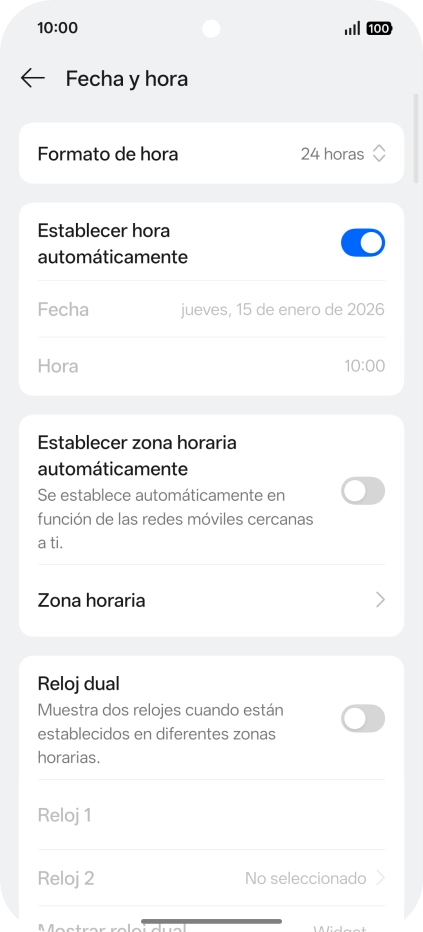 Pulsa el indicador junto a 
