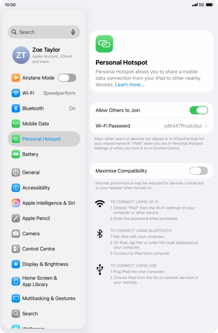 Slide your finger upwards starting from the bottom of the screen to return to the home screen.