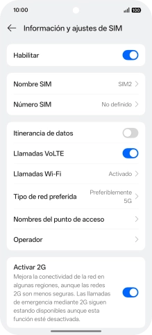 Pulsa el indicador junto a 