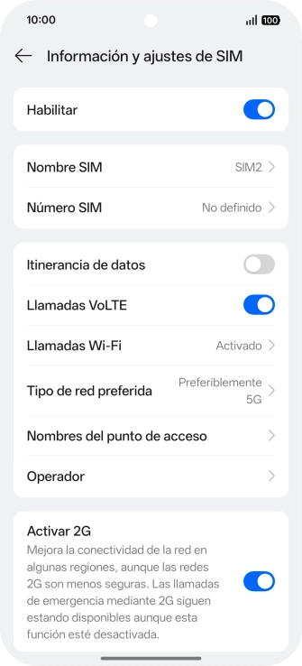 Pulsa el indicador junto a 