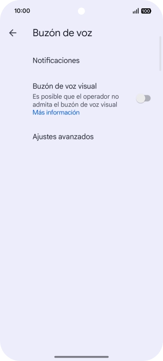 Pulsa Ajustes avanzados.