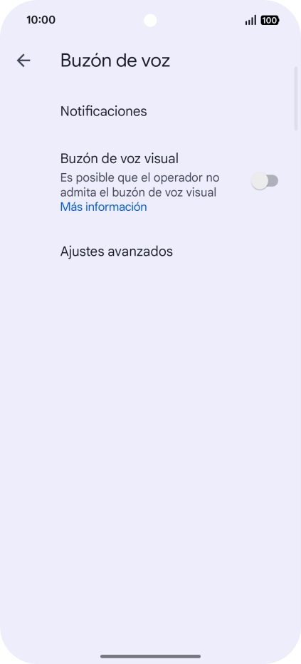 Pulsa Ajustes avanzados.