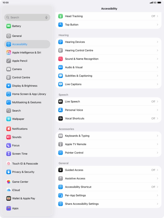 Press the required category below 
