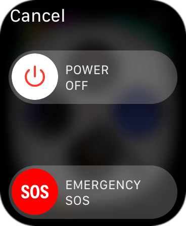 how to power off apple watch series 4