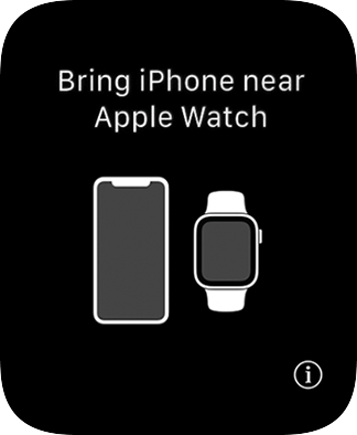 bring iphone near apple watch