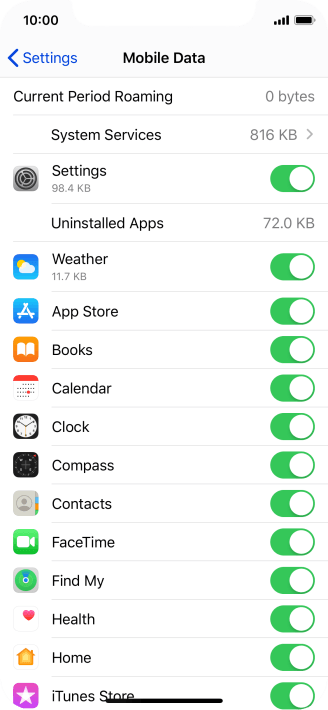Apple IPhone 11 Pro View Data Usage Vodafone UK
