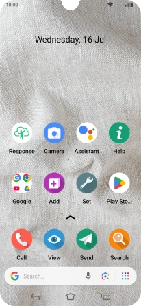 The Wi-Fi icon shows that your phone is connected to a Wi-Fi network.