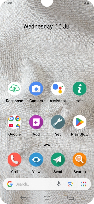 When the battery charging icon is displayed, the battery is charging.