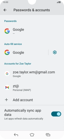 Press the Home key to return to the home screen.