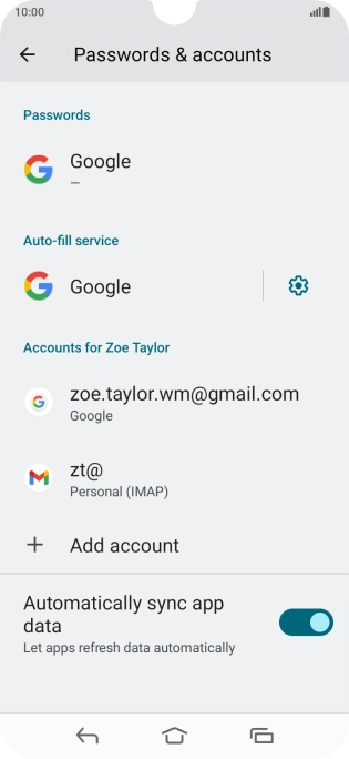 Press the Home key to return to the home screen.
