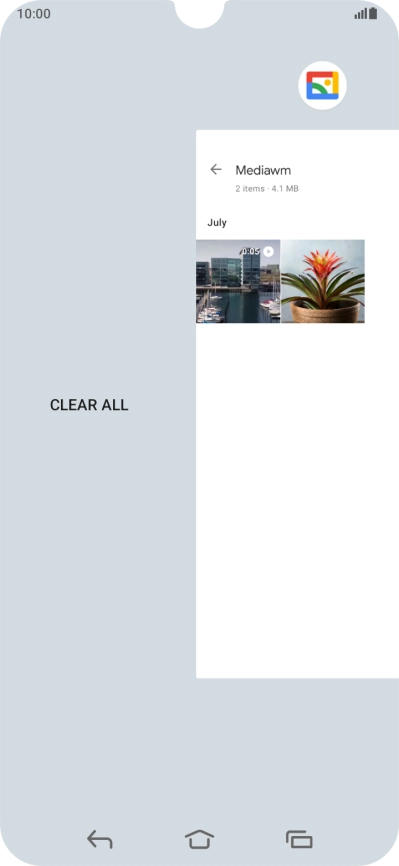 Press CLEAR ALL.