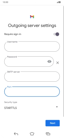 Press the drop down list below 