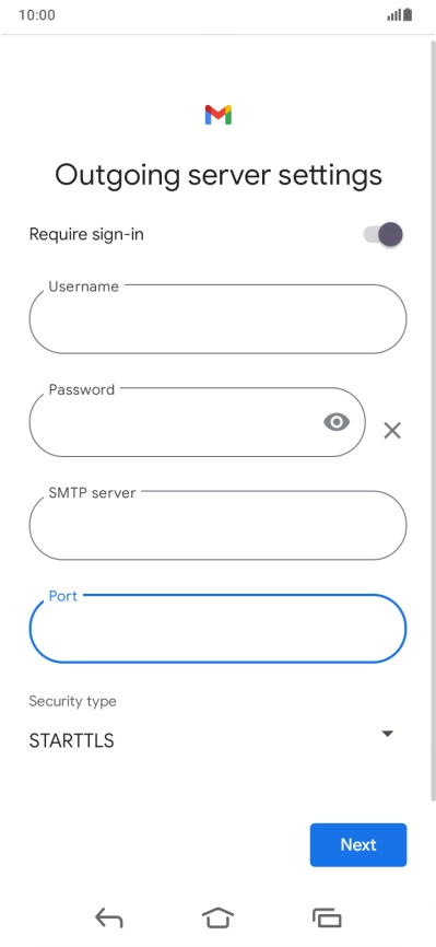 Press the drop down list below 