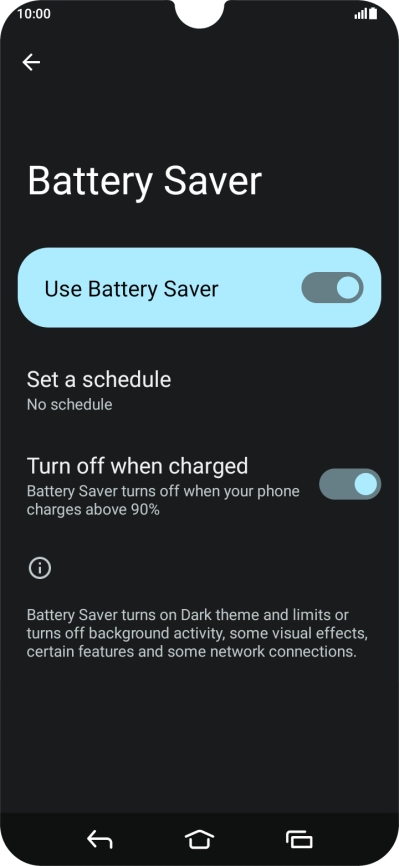 Press the Home key to return to the home screen.