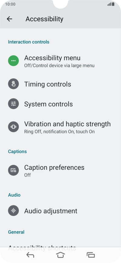 Press the required category below 
