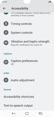 Press the required category below 