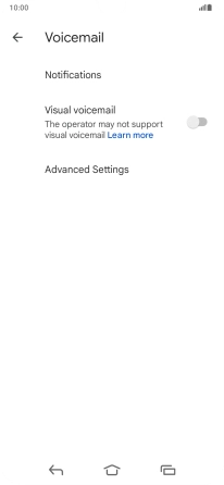 Press Advanced Settings.