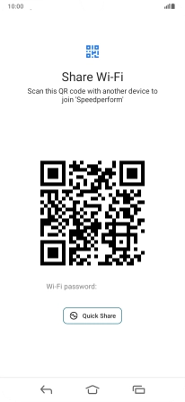 Place the QR code inside the camera frame on the other device to scan the code.