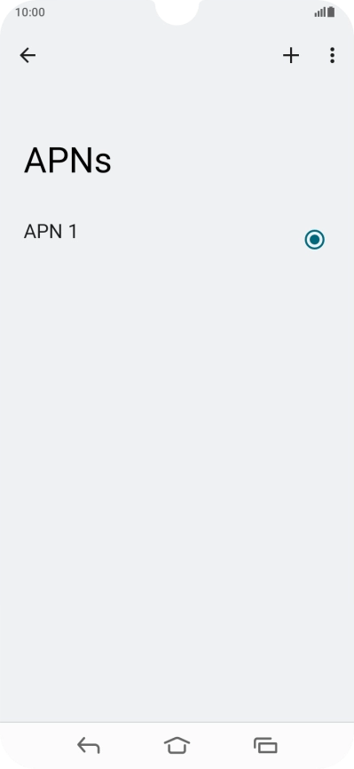 Press the add icon.
