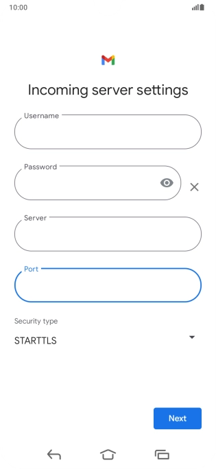 Press the drop down list below 