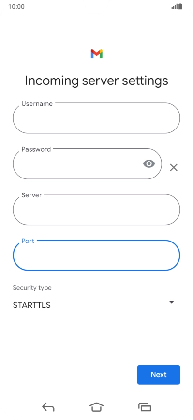 Press the drop down list below 