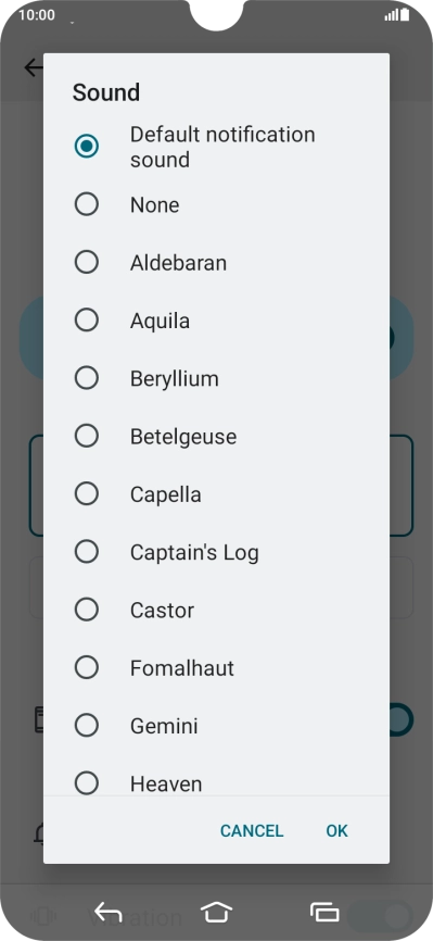 Press the required message tones to hear them.