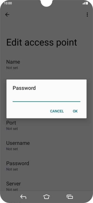 Key in wap and press OK.