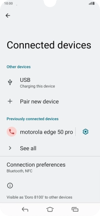 Press the Home key to return to the home screen.