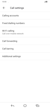 Press Additional settings.