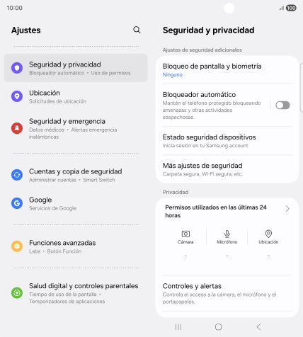 Pulsa Más ajustes de seguridad.