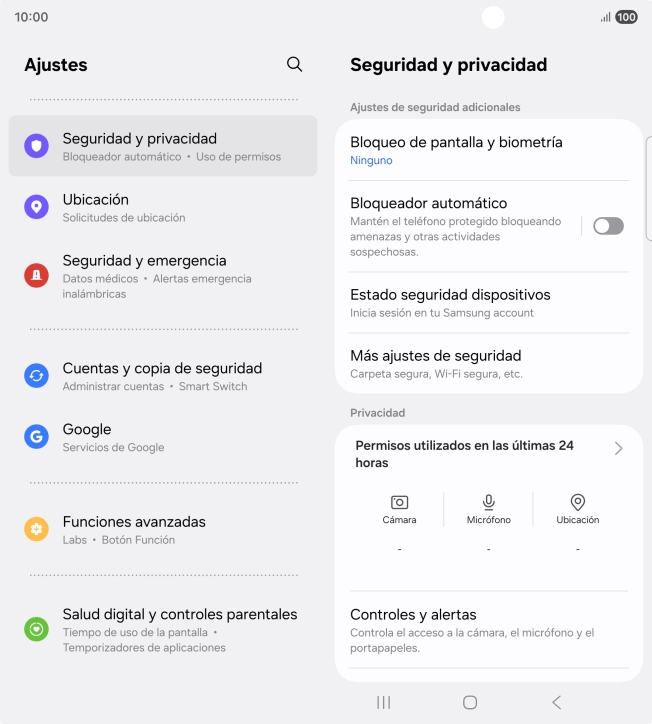 Pulsa Más ajustes de seguridad.
