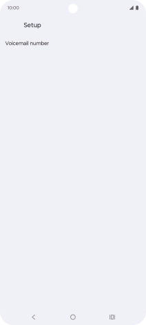 Press Voicemail number.