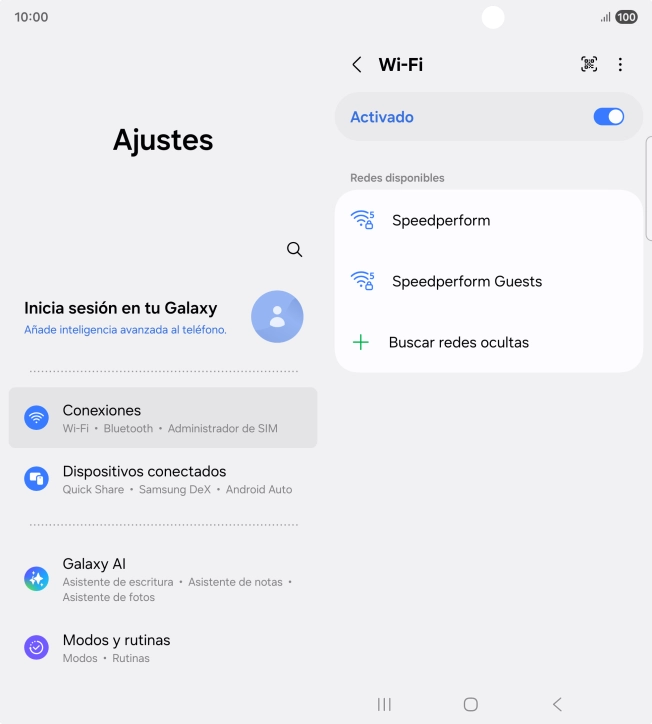Pulsa la red wifi deseada.