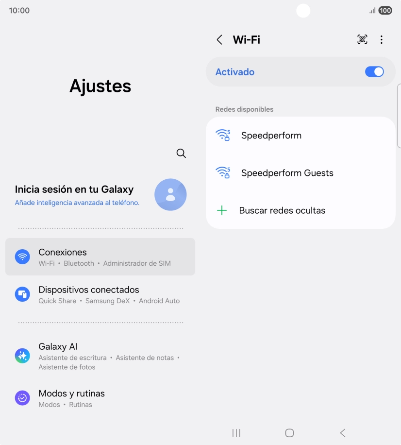 Pulsa la red wifi deseada.