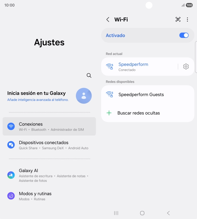 Pulsa la tecla de inicio para terminar y regresar a la pantalla de inicio.