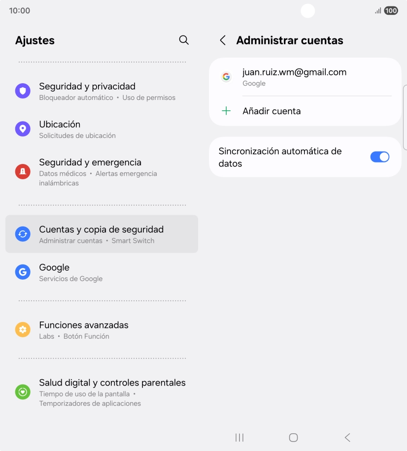 Pulsa la tecla de inicio para terminar y regresar a la pantalla de inicio.