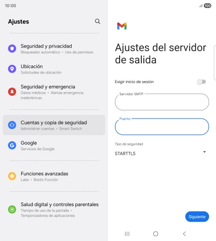 Pulsa la lista desplegable bajo 